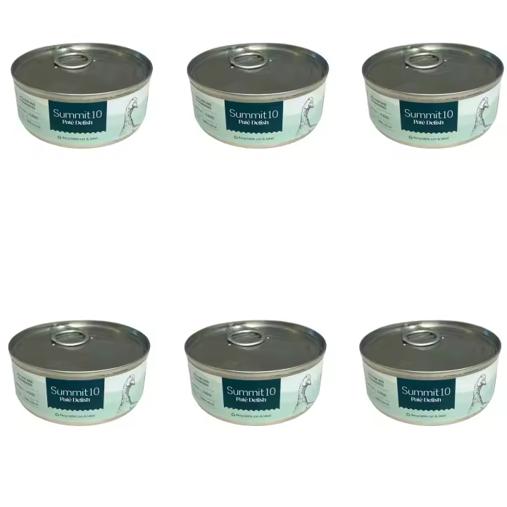 latas de Paté para Gatos de Pato Grain Free Monoproteico con Kiwi y fresas 85 gr 6 unidades - 1