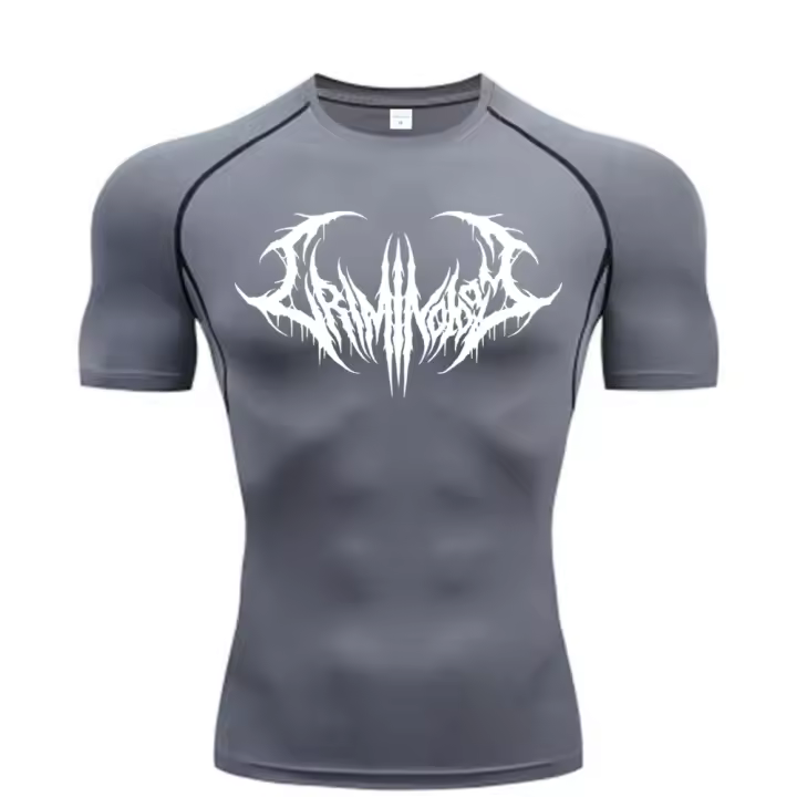 Camiseta De Fitness Para Hombres Musculado Gimnasio Quick Dry Transpirable Deporte Entrenamiento Estilo Fitness Ropa Deportiva - 1