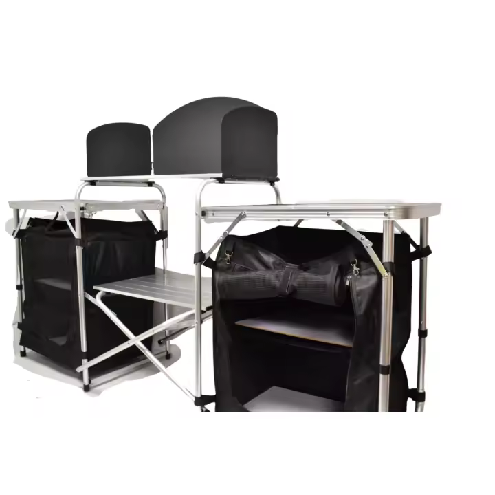 Cocina de Camping de Aluminio Resistente para Exteriores  Mesa Portátil para Acampar - 1
