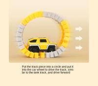 Juego De Coches Eléctricos Para Niños Set De Ingeniería Con Pista Vehículo De Montaje Para El Desarrollo Inteligente Y La Coordinación Mano-Ojo Regalo Para Cumpleaños Y Navidad - details 10