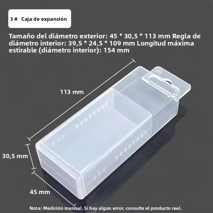 Caja De Herramientas Almacenamiento De Piezas Caja De Taladro Y Millado Rectangular Telescópica Caja De Destornillador Accesorios De Tapa Empaque De Herramientas - 1