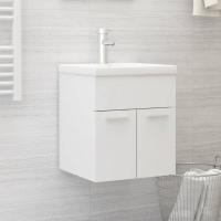 vidaXL Armario para lavabo madera contrachapada 41x38,5x46 cm en color Negro/Madera antigua/Blanco y roble sonoma y más | almacenamiento funcional diseño moderno para baño dormitorio sala - details 7
