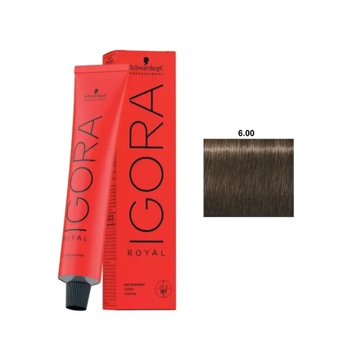 Tinte Igora Royal / Schwarzkopf - 6.00 Rubio Oscuro Natural Intenso - 1