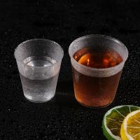 Vasos De Plástico Reutilizables Redondos 30/50X Copas Para Postres Descartables Bebidas Para Mercado Al Por Menor - details 8