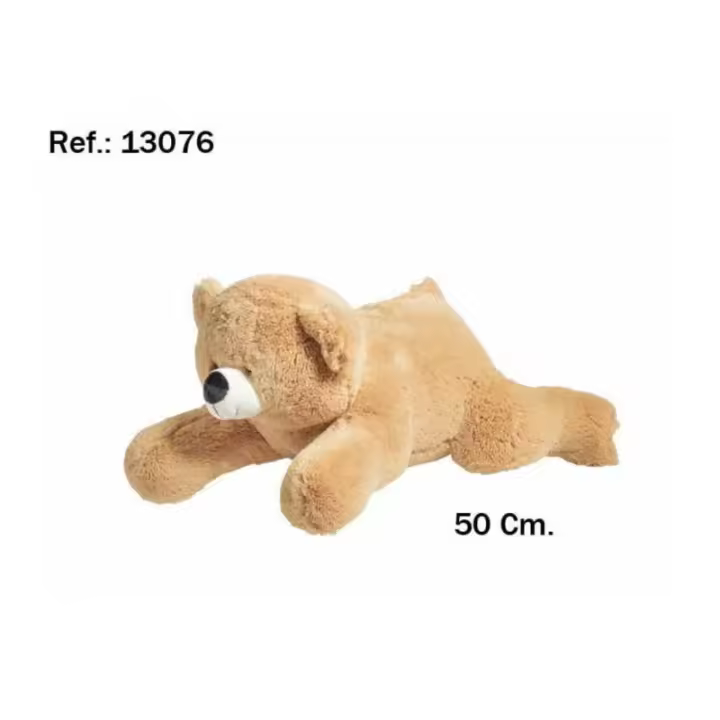 Peluche Oso Acostado 50cm - Suave y Tamaño Grande - 1