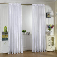 Cortina Contemporánea Sencilla De Color Sólido Cortina Transparente Ligera Para Sala De Estar Instalación En Techo Pantalla De Luz Con Polea Para Rojo Azul Verde Amarillo Gris Negro - details 1