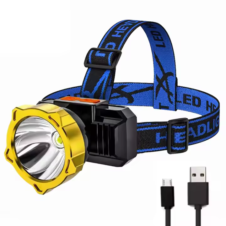 Linterna Frontal LED Portátil Recargable Por USB Torcha Cabeza Para Camping Ciclismo Pesca Luz De Emergencia Impermeable - 1