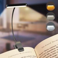 Luz De Lectura Recargable USB En Rosa Y 3 Colores Flexible Y Portátil Con Clip Para Noche Luz LED De Calor Y Frío Blanco - details 1