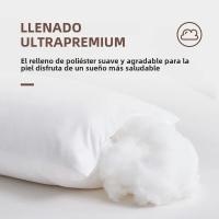 Almohada Larga De Estilo Rectangular Para Sofá Y Cama Relleno De Cojín De Poliéster 100% Core De Almohada Blanca Para Adultos - details 9