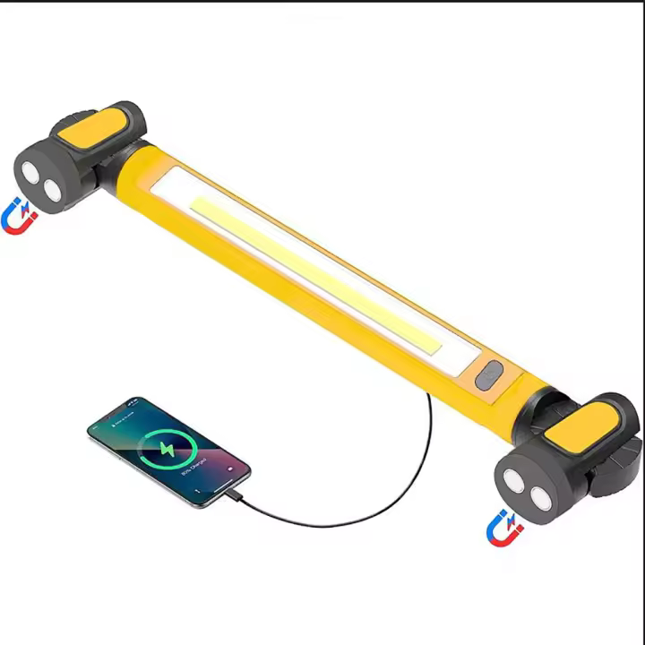 Lámpara De Trabajo Magnética Super Brillante Con Batería Recargable De 5200mAh Para Reparación De Coches Y Luz Exterior - 1
