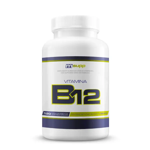Vitamina B12 - 120 Cápsulas Vegetales de MM Supplements - 1