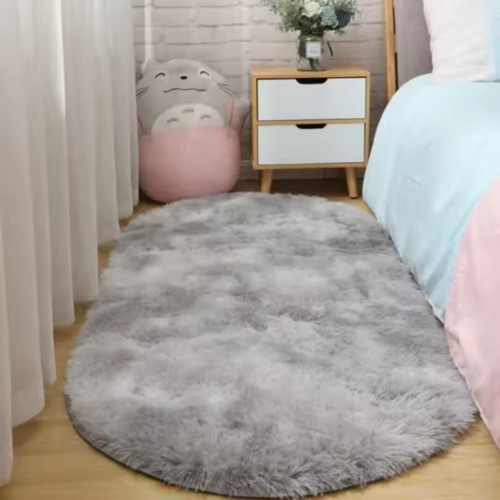 Alfombra De Piel De Oveja Falsa Super Suave Para Sala De Estar Alfombra De Piso Espesada Para Dormitorio Alfombra De Cama Lateral - 1