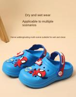 Sandalias De Verano Para Niños Disney Spiderman Con Agujero Pantuflas De Playa Para Niños Con Suela Suave Cómodas Para El Hogar Resistentes Al Agua Tamaño Ajustable - details 9