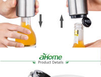 Abrepuertas Automático De Acero Inoxidable Con Magnetismo Para Botellas De Cerveza Y Vino Abrebotellas De Cocina Suministros De Barra - details 3