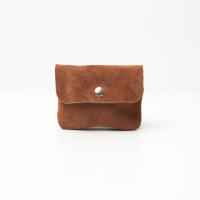 monedero ,cartera Pequeña de Piel Ante  ，hecho en Italia– Minimalista, Ligero y Multifuncional,Perfecto para el Día a Día y Ocasiones Especiales, Diseño Elegante , Dos Compartimentos y Bolsillo con Cremallera, Disponible en piel de Ante, - details 8
