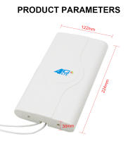 Mimo Panel Antena 700-2600MHz 2*44dBi Antena 3G 4G LTE Con Conector SMA Y Cable De 2M/5M Para Router Y Modem - details 7
