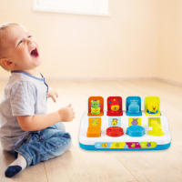 Juego De Escondite Con Animales Lindos Para Desarrollar Habilidades De Mano-ojo Y Coordinación Motoras Juguete Interactivo Sin Batería Necesaria Para Niños - details 1
