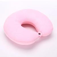Almohada De Viaje En Forma De U Para Cuello Con Partículas De Microbolas Suave Y Cómoda Para Coche Avión Uso Doméstico Y Externo Textil - details 5