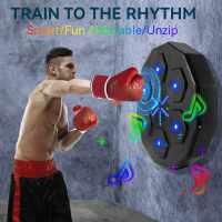 Máquina de boxeo musical inteligente con guantes de boxeo entrenador de boxeo montado en la pared Bluetooth compatible con equipos de boxeo para adultos y niños - details 7