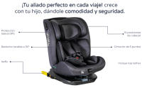 MS BabyWorld CORFÚ | Silla de coche I-Size Grupo 0/1/2/3, 40-150cm | Isofix y Top Tether Desde nacimiento hasta los 12 años–0–36kg | A contramarcha hasta los 18kg | Giratoria 360º Universal - details 8