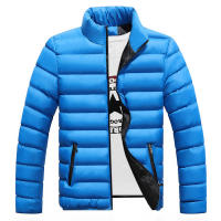 Nueva Chaqueta De Invierno Para Hombre Con Cuello Erguido Y Cremallera Chaqueta De Algodón Gruesa De Manga Larga Tallas Grandes - details 7