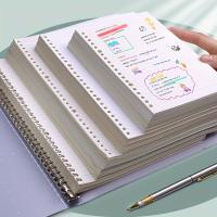 Cuaderno De Enseñanza Con Anillas De Metal Reemplazable A5/B5/A4 Para Estudiantes Y Oficina Con Divisores Hojas Sueltas Para Diario - details 5