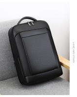 Mochila de cuero genuino para hombre, mochila de negocios para computadora, mochila de viaje de ocio de gran capacidad para estudiantes universitarios, estudiantes de secundaria y preparatoria. - details 24