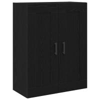 vidaXL Alto Negro Roble 69,5x34x90 cm Madera Engineered - details 1