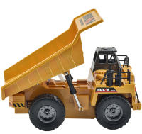 Camión Descargable Huina 1540 RC 1:18 6 Canales 2.4G Aleación Control Remoto 4WD Vehículo De Construcción Juguete Para Niño - details 2