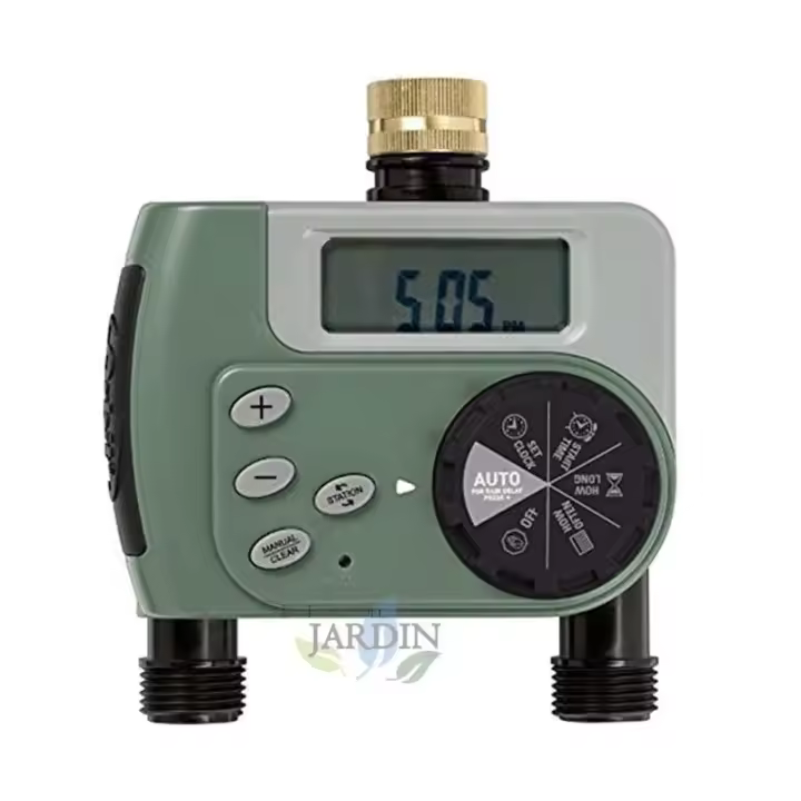Suinga Programador de Riego Grifo 2 Estaciones Buddy-ii Orbit con Pantalla Digital - 1
