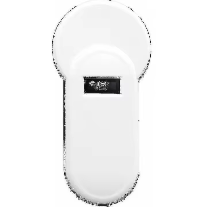 Lector portátil de microchip para animales H01-t (134,2 kHz) con pantalla en formato FDX-B para la gestión de granjas avícolas, color blanco. - 1