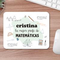 ALFOMBRILLA PERSONALIZADA DE RATÓN 'LA MEJOR PROFE DE MATEMÁTICAS' - details 0