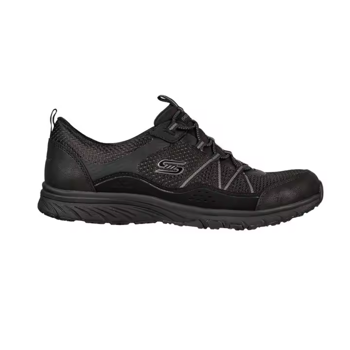 Skechers 104282_BBK Zapatillas deportivas de mujer negras en malla knit 76055 - 1