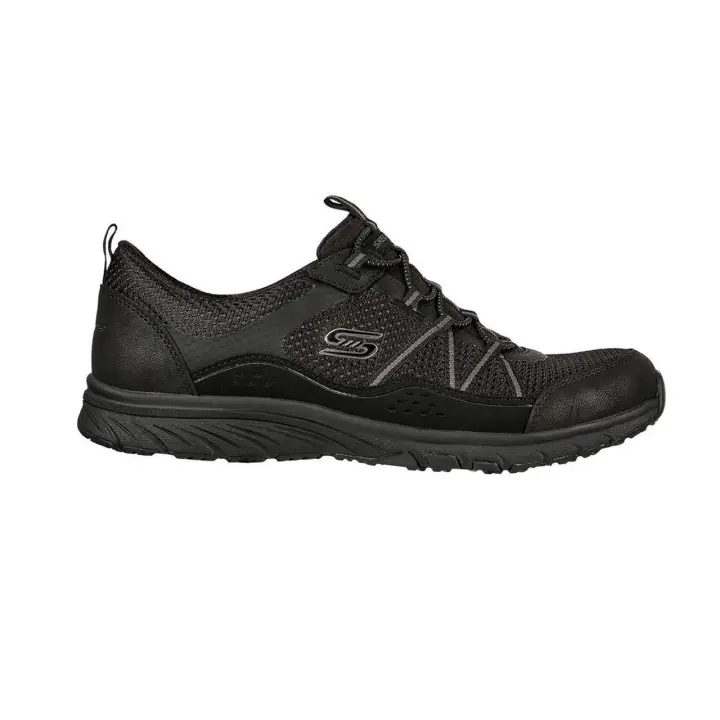 Skechers 104282_BBK Zapatillas deportivas de mujer negras en malla knit 76055 - 1