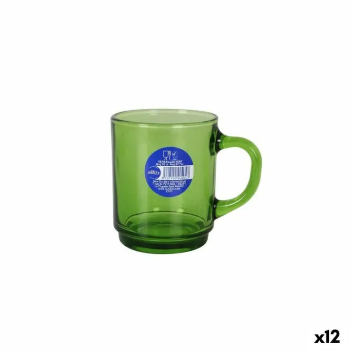 Taza Duralex Versailles Verde 260 ml (12 Unidades) - 1