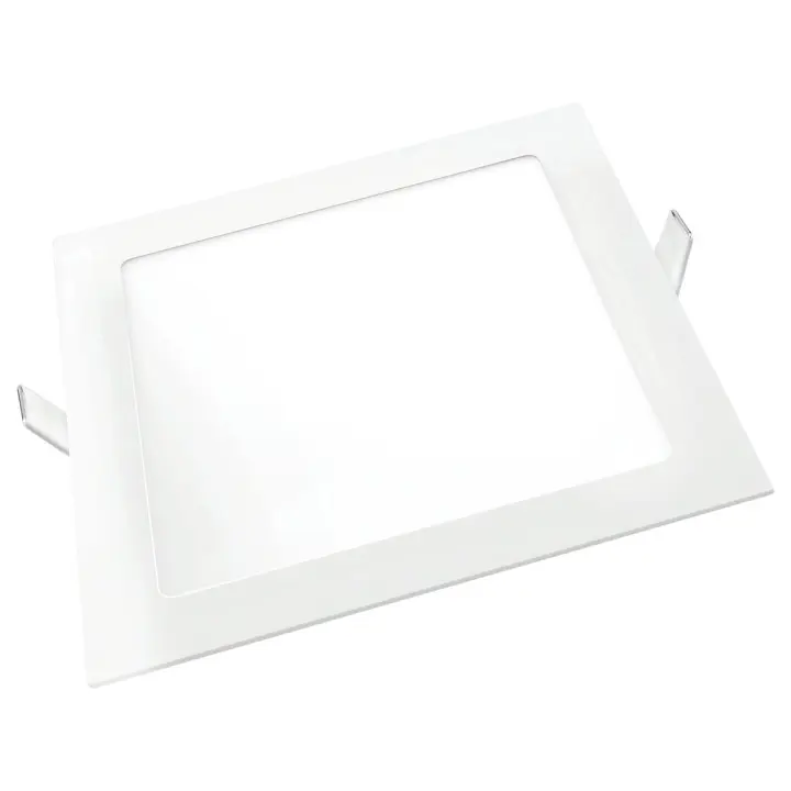 DOWNLIGHT LED MATEL QUADRADO BRANCO 18W CHIP SAMSUNG LUZ NEUTRA - 1