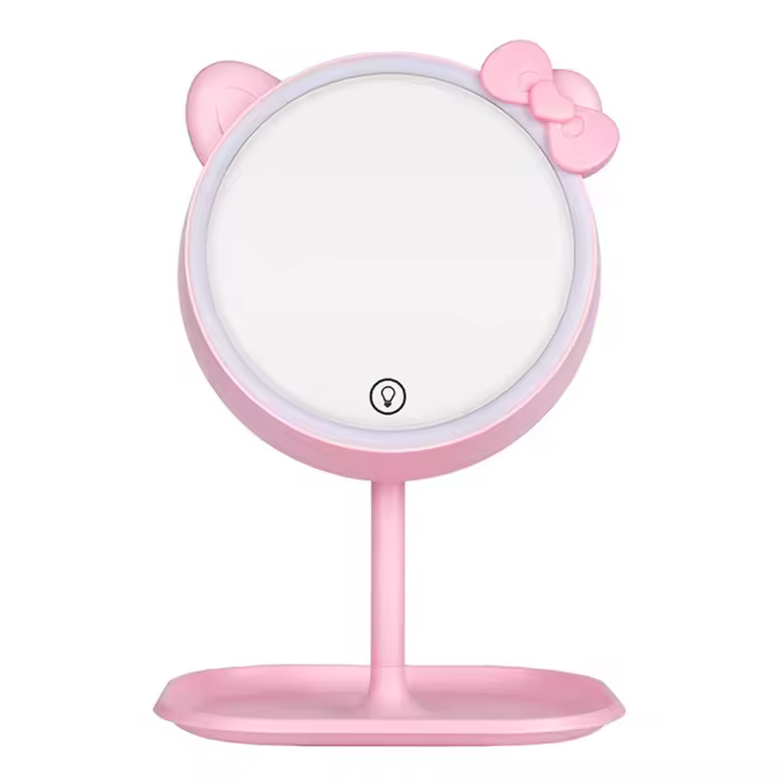 Espejo De Maquillaje LED Con Sensor Táctil Lámpara De Escritorio Ajustable Y Luz Dimmable 3 Colores Calor Para El Dormitorio Dispositivos De Preparación Del Maquillaje - 1