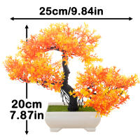 Kahaul Árbol De Bonsái Artificial Flores De Plástico Decoración Para El Hogar Y La Oficina Decoración De Boda Y Fiestas - details 1