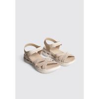 Amarpies ABZ28656 Sandalias De Cuña Mujer Beige - details 0