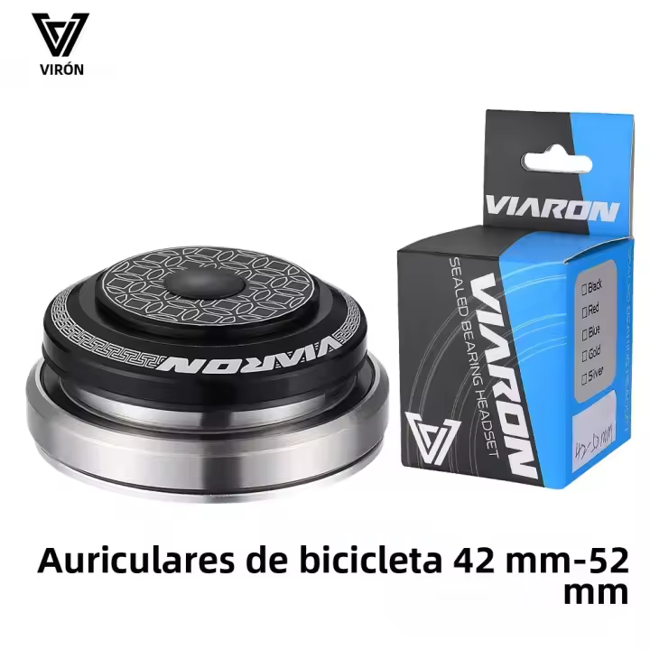 Viaron Juego De Cabezal De Bicicleta MTB 52Mm/42Mm Ciclismo Montaje De Manillar Tornillo Caja De Rodamientos Montaña VTT Copas De Cabezal - 1