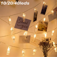 Luz De Cadena De Fotos LED Con Clip Para Colgar Imagenes O Tarjetas Decoración De Pared Para Dormitorio Pilas AA Incluidas 1m/3m/6m - details 3