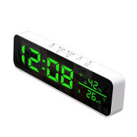 Sensor De Temperatura Y Humedad WiFi Tuya Con Alarma De Tiempo Y Espejo LED Para Decoración De Sala De Estar Pantalla De LED Material ABS - details 14