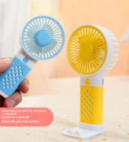 Mini Ventilador de Mano con soporte para móvil, con Batería Lition, Ventilador Personal Alimentado por USB, 3 Velocidades,Ventilador de Bolsillo Silencioso, Ventilador de mano ,Viento fuerte, aplicable para exteriores, escuela, trabajo, camping, enfriamie - details 1