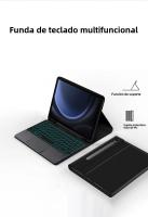 Funda De Teclado Para Samsung Galaxy Tab A9 plus S8 S9 S10 plus S7 S9 FE+ S10FE A8 S6 Lite Cubierta Mágica Compatible Con Varias Versiones De Tabla - details 4