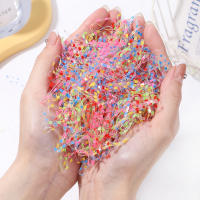 1000Pcs Paquete De Cinturones Elásticos Para El Cabello Coloridos Desechables Accesorios De Cabello Para Niñas Amate De Pelo De Scrunchie - details 8