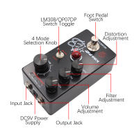 Pedal De Efectos De Distorsión MOSKYAUDIO KING RAT Para Guitarra Eléctrica Accesorios De Guitarra Pedal De Fuzz Distorsión Bypass Verdadero - details 2
