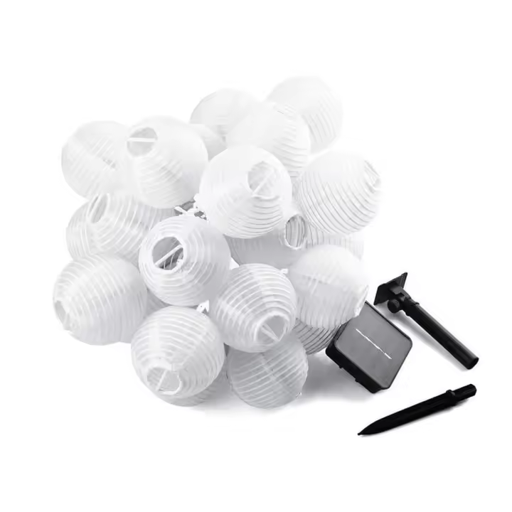 Luces Solares LED 10-30 Luz Impermeable Para Jardín Puerta Decoración Exterior Guirnalda Solar Para Boda Lámpara De Luces De Calle - 1