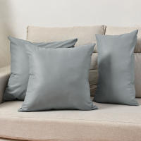 Funda De Cojín Elástica PU Impermeable De Color Sólido Soporte Lumbar Para Sofa Y Oficina Sin Núcleo De Almohada - details 7