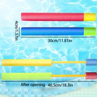Pistola De Agua Para Niños Con Manguera Desmontable Juego De Guerra De Agua Multijugador Para La Playa Y El Verano Color Aleatorio - details 2