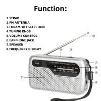 Radio FM/AM para exteriores, compacta y portátil - details 7
